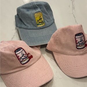 Embroidered Lacroix Corduroy/Denim Caps
